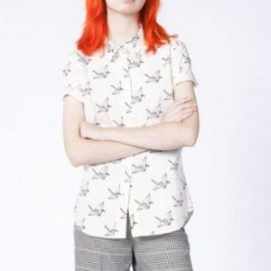 Wildfang The Ultimate WF Crane Button Up Size L